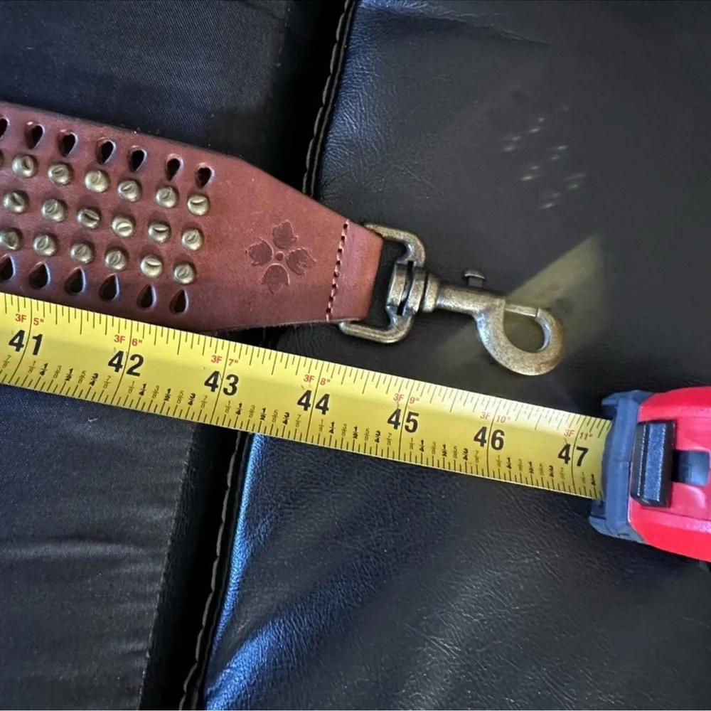 Patricia Nash Brown Leather Bag/Guitar Strap - Picture 4 of 6